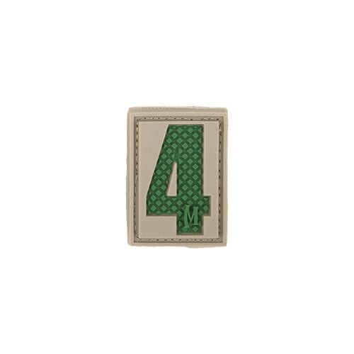 Maxpedition Number 4 Patch NUM4A - Clothing & Accessories